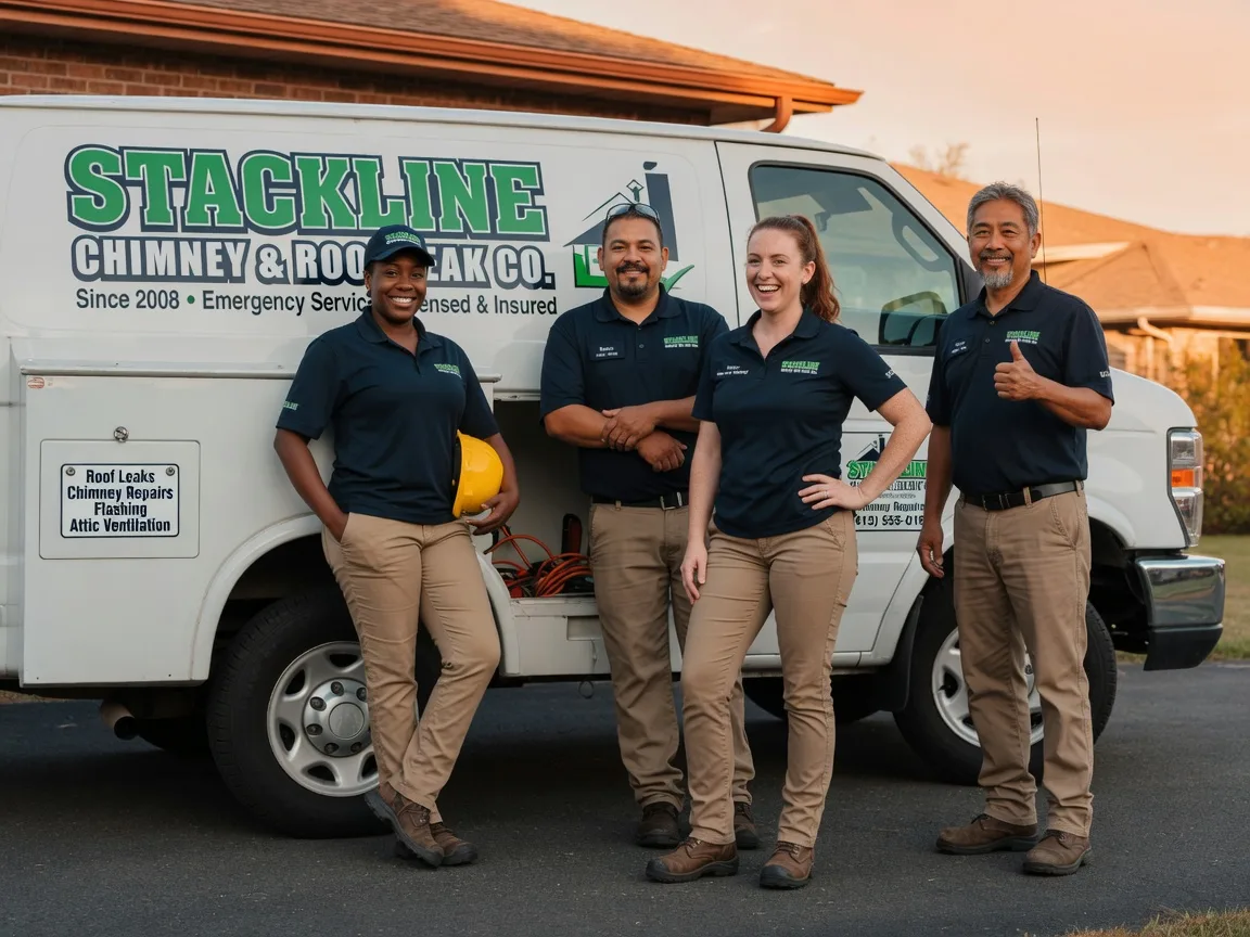 Chimney flashing repair company in Cyril, OK